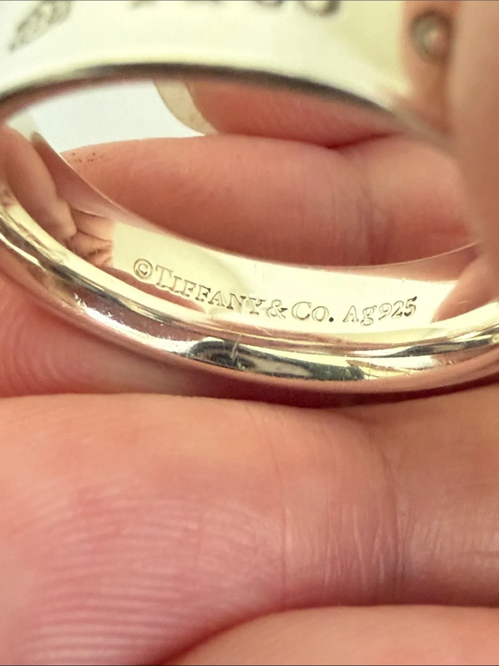 Size 11 Tiffany & Co. 1837 Narrow Band Ring - Unisex